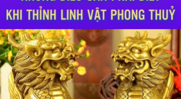 NHỮNG ĐIỀU CẦN PHẢI BIẾT KHI THỈNH LINH VẬT PHONG THỦY-P.1-PTG.ĐỖ NGỌC LONG.